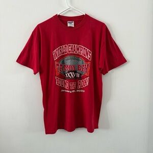 Vintage 2003 Tampa Bay Buccaneers Super Bowl XXXVII World Champions T-shirt